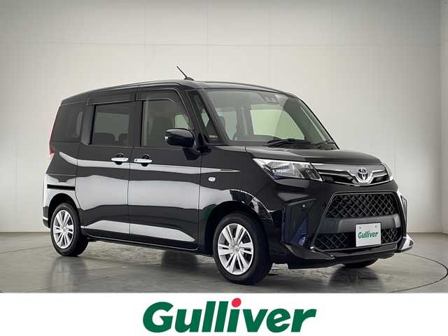 トヨタ ルーミー X 宮崎県 2022(令4)年 2.7万km ブラックマイカメタリック 禁煙車/衝突被害軽減ブレーキ/社外ナビTV/（ストラーダ/CN-E320D/CD/Bluetooth/ワンセグTV)/社外バックカメラ/左側電動スライドドア/クリアランスソナー/オートマチックハイビーム/アイドリングストップ/前席シートヒーター/リアプライバシーガラス/スマートキー/プッシュエンジンスタート/新車時保証書/取扱い説明書