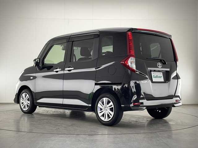 トヨタ ルーミー X 宮崎県 2022(令4)年 2.7万km ブラックマイカメタリック 禁煙車/衝突被害軽減ブレーキ/社外ナビTV/（ストラーダ/CN-E320D/CD/Bluetooth/ワンセグTV)/社外バックカメラ/左側電動スライドドア/クリアランスソナー/オートマチックハイビーム/アイドリングストップ/前席シートヒーター/リアプライバシーガラス/スマートキー/プッシュエンジンスタート/新車時保証書/取扱い説明書