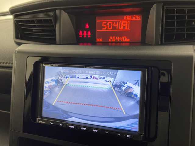 トヨタ ルーミー X 宮崎県 2022(令4)年 2.7万km ブラックマイカメタリック 禁煙車/衝突被害軽減ブレーキ/社外ナビTV/（ストラーダ/CN-E320D/CD/Bluetooth/ワンセグTV)/社外バックカメラ/左側電動スライドドア/クリアランスソナー/オートマチックハイビーム/アイドリングストップ/前席シートヒーター/リアプライバシーガラス/スマートキー/プッシュエンジンスタート/新車時保証書/取扱い説明書