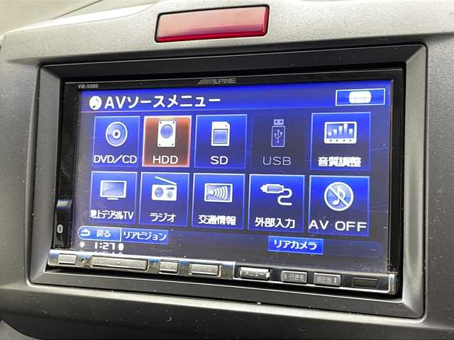 ホンダ フリード Gエアロ ジャストセレクション 宮崎県 2010(平22)年 14.2万km ポリッシュドメタルメタリック アルパインオーディオナビ/CD/DVD/TV/FM/AM/バックカメラ/ドアバイザー/ETC/フロアマット/両側パワースライドドア/ウインカーミラー/電動格納ミラー