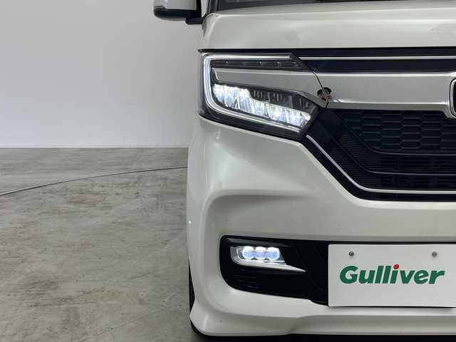 ホンダ Ｎ ＢＯＸ カスタム G L 群馬県 2018(平30)年 3.4万km プラチナホワイトパール 純正ディスプレイオーディオ　ワンセグＴＶ　バックカメラ　両側電動スライドドア　ローダウン　社外マフラー　オートライト　ＬＥＤヘッドライト　ステアリングスイッチ　ビルトインＥＴＣ　スマートキー　禁煙