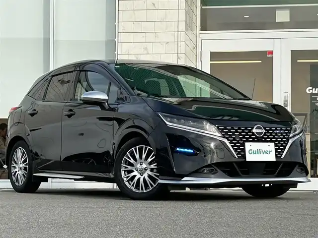 日産 ノート オーテック 兵庫県 2021(令3)年 3.1万km 黒 純正メーカーオプションナビ/プロパイロット/全方位カメラ/置くだけ充電/AUTECH専用レザー/AUTECHアルミ/アップルカープレイ/アンドロイドオート/ステアリングリモコン/USB入力端子/HDMI端子/ETC2.0/デジタルインナーミラー/フルセグTV