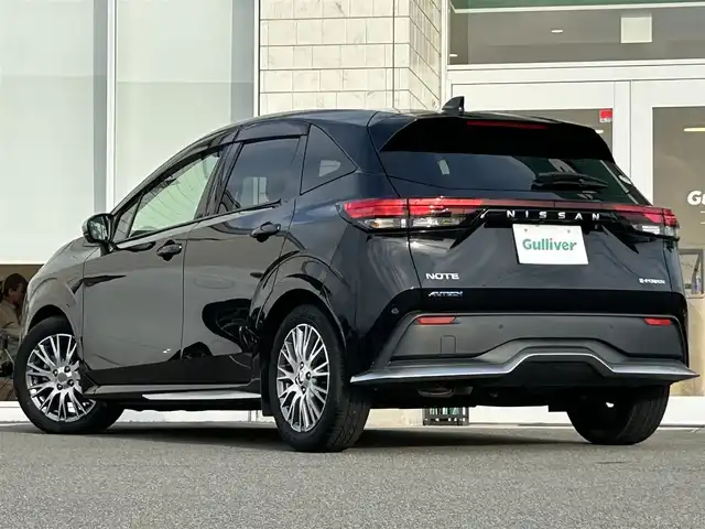 日産 ノート オーテック 兵庫県 2021(令3)年 3.1万km 黒 純正メーカーオプションナビ/プロパイロット/全方位カメラ/置くだけ充電/AUTECH専用レザー/AUTECHアルミ/アップルカープレイ/アンドロイドオート/ステアリングリモコン/USB入力端子/HDMI端子/ETC2.0/デジタルインナーミラー/フルセグTV