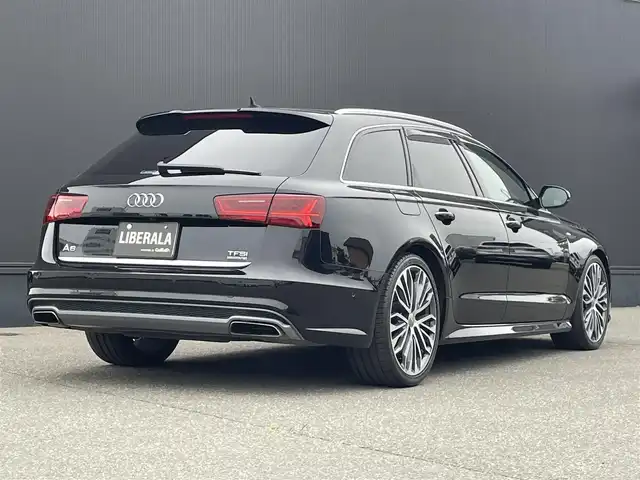 アウディ Ａ６ アバント 2．0 TFSI クワトロ 道東・釧路十勝 2018(平30)年 7.9万km 黒 ４WD/パノラマサンルーフ/S line パッケージ/純正ナビ/ CD/DVD/SD/BT/フルセグ/パークアシストパッケージ/　パークアシスト/　サラウンドビューカメラ/純正ETC/純正前後ドライブレコーダー/アウディプレセンス/アウディアクティブレーンアシスト/クルーズコントロール/パークディスタンスコントロール/レザーシート/フロントシートヒーティング/電動フロントシート/４ゾーンデラックスオートマチックエアコンディショナー/純正20インチAW/LEDヘッドライト/純正フロアマット