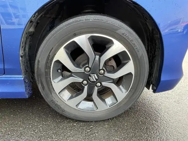 スズキ ソリオ バンディット HV MV 道央・札幌 2017(平29)年 7.9万km ブーストブルーパールメタリック ・４WD/・衝突軽減システム/・ハイブリッド車/・純正ナビ/・フルセグTV/・Bluetooth/・バックモニター/・片側パワースライドドア/・プッシュスタート/・アイドリングストップ/・クルーズコントロール/・シートヒーター/・エンジンスターター/・スペアキー１本/・シートアンダーボックス助手席側/・ウォークスルー/・フルフラットシート/・フォグランプ/・横滑り防止装置/・レーンキープアシスト