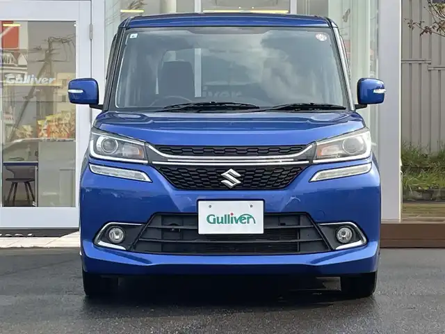 スズキ ソリオ バンディット HV MV 道央・札幌 2017(平29)年 7.9万km ブーストブルーパールメタリック ・４WD/・衝突軽減システム/・ハイブリッド車/・純正ナビ/・フルセグTV/・Bluetooth/・バックモニター/・片側パワースライドドア/・プッシュスタート/・アイドリングストップ/・クルーズコントロール/・シートヒーター/・エンジンスターター/・スペアキー１本/・シートアンダーボックス助手席側/・ウォークスルー/・フルフラットシート/・フォグランプ/・横滑り防止装置/・レーンキープアシスト