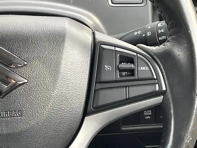 スズキ ソリオ バンディット HV MV 道央・札幌 2017(平29)年 7.9万km ブーストブルーパールメタリック ・４WD/・衝突軽減システム/・ハイブリッド車/・純正ナビ/・フルセグTV/・Bluetooth/・バックモニター/・片側パワースライドドア/・プッシュスタート/・アイドリングストップ/・クルーズコントロール/・シートヒーター/・エンジンスターター/・スペアキー１本/・シートアンダーボックス助手席側/・ウォークスルー/・フルフラットシート/・フォグランプ/・横滑り防止装置/・レーンキープアシスト