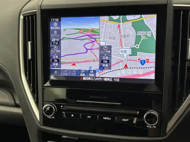 スバル フォレスター ハイブリッド アドバンス 福岡県 2019(令1)年 5.9万km ホライゾンブルーP 純正８インチナビ　/デジタルルームミラー　/ＥＴＣ　/レーダークルーズコントロール　/衝突軽減システム　/レーンキープ　/コーナーセンサー　/横滑り防止/センターデフロック　/パドルシフト　/パワーバックドア　/シートヒーター/４WD