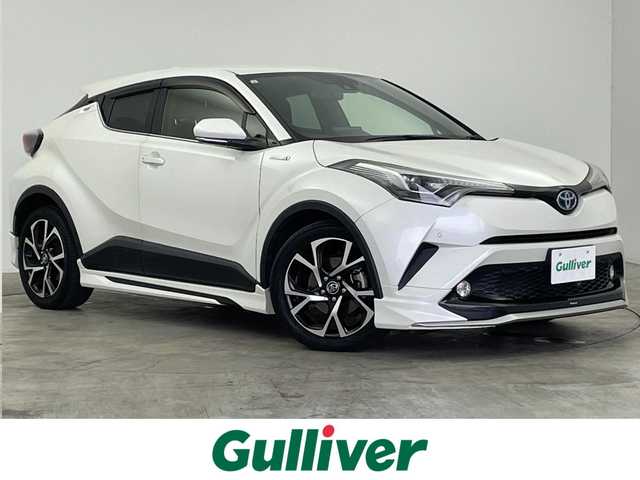 トヨタ Ｃ－ＨＲ G 群馬県 2017(平29)年 6.3万km ホワイトパールクリスタルシャイン 純正９インチナビ　モデリスタエアロ　バックカメラ　衝突軽減　BSM　アダプティブクルーズコントロール　レーンアシスト　ビルトインＥＴＣ　シートヒーター　純正ドライブレコーダー　スマートキー　禁煙車