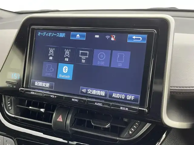 トヨタ Ｃ－ＨＲ G 群馬県 2017(平29)年 6.3万km ホワイトパールクリスタルシャイン 純正９インチナビ　モデリスタエアロ　バックカメラ　衝突軽減　BSM　アダプティブクルーズコントロール　レーンアシスト　ビルトインＥＴＣ　シートヒーター　純正ドライブレコーダー　スマートキー　禁煙車