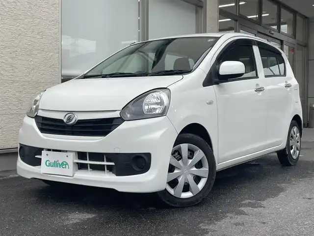 ダイハツ ミラ イース L 大阪府 2015(平27)年 5.2万km ホワイト キーレス/CD AUX/フロアマット/ドアバイザー/ヘッドライトレベライザー/取説/禁煙車