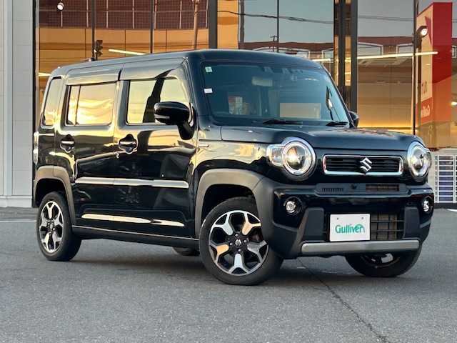 スズキ ハスラー HYBRID X 宮城県 2020(令2)年 4.7万km ブルーイッシュブラックパール3 登録時走行距離46979km/横滑り防止/衝突軽減システム/アイドリングストップ/プッシュスタート/全方位カメラ/コーナーセンサー後/TV/CD/AM/FM/純正アルミホイール/社外フロアマット/クルーズコントロール/ETC/フォグランプ/ドライブレコーダー/シートカバー