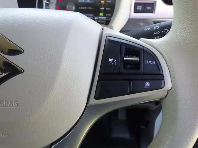スズキ ワゴンＲ スマイル HYBRID S 千葉県 2022(令4)年 1.5万km オフブルーメタリック/ホワイト2トーン デュアルカメラブレーキサポート/レーダークルーズコントロール/アイドリングストップ/ヘッドアップディスプレイ/両側パワースライドドア/前席シートヒーター/ディスプレイオーディオ【FH-9200DVD】/【DVD/CD再生機能　Bluetooth接続】/ETC/リアコーナーセンサー/サイド/カーテンエアバッグ/携帯リモコン