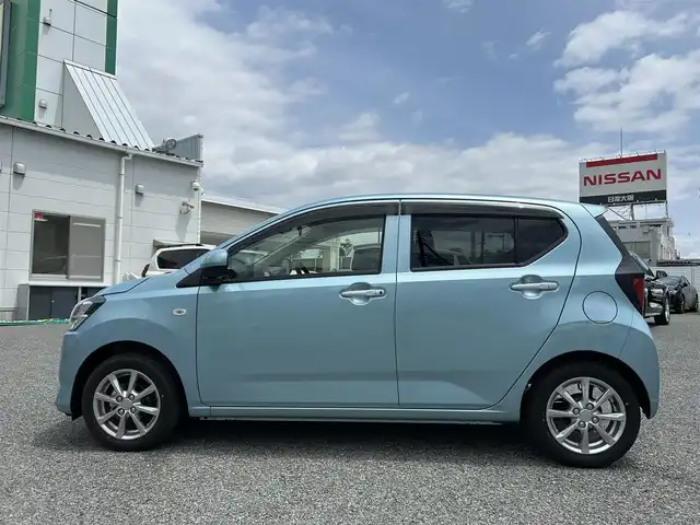 ダイハツ ミラ イース G SAⅢ 兵庫県 2024(令6)年 0.3万km スカイブルーメタリック ・ワンオーナー/・カロッツェリアディスプレイオーディオ/・BT/USB/DVD/・スマートキー/・ドライブレコーダー前後/・コーナーセンサー/・衝突軽減ブレーキ/・レーンキープアシスト/・ハイビームアシスト/・純正14インチAW/・スマートキー/・オートLEDヘッドランプ
