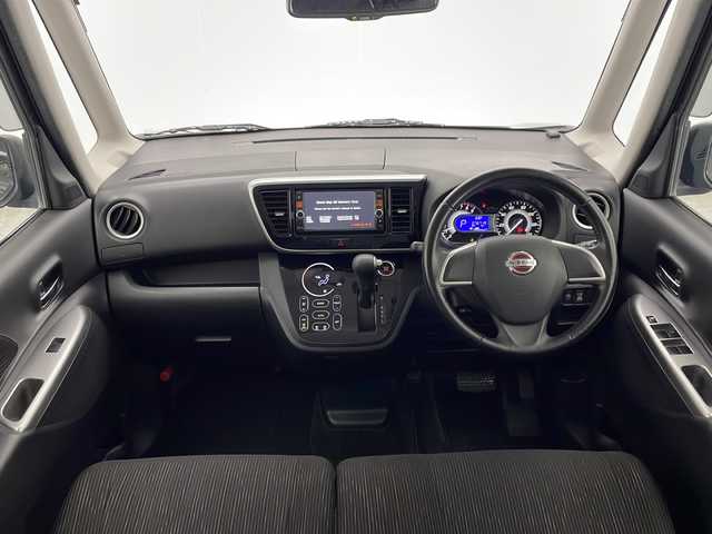 日産 デイズ ルークス ハイウェイスターX 宮崎県 2014(平26)年 7.7万km モカブラウンP 禁煙車/純正ナビTV/（MC313D-W/CD/DVD/AUX/Bluetooth/フルセグTV)/純正キセノンオートライト/純正フォグ/純正14インチアルミ/純正エアロ/純正ルーフエンドスポイラー/純正フロアマット/左側電動スライドドア/オートエアコン/ウインカードアミラー/リアプライバシーガラス/リアサーキュレーター/サイドSRSエアバック/本革巻ハンドル/ETC/インテリジェントキー/プッシュエンジンスタート/スペアキー/新車時保証書/取扱い説明書