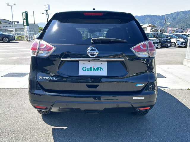 日産 エクストレイル 20X エマージェンシーブレーキ 山梨県 2014(平26)年 5.3万km ダイヤモンドブラック 純正ナビ/TV/CD/DVD/バックカメラ/衝突軽減装置/ETC/オートライト/オートエアコン/合皮シート/シートヒーター/LEDヘッドライト/純正１７インチアルミホイール/スマートキー/クリアランスソナー