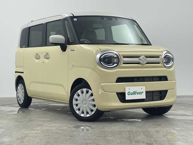 スズキ ワゴンＲ スマイル HYBRID S リミテッド 三重県 2024(令6)年 0.1万km未満 アイボリーⅡ 禁煙車/純正９インチメモリナビ/・Bluetooth・フルセグ・CD/DVD・USB・AM/FM/CD/DVDスロット/両側パワースライドドア/全方位カメラ/デュアルカメラブレーキアシスト/衝突軽減ブレーキ/レーンキープアシスト/AUTOライト/オートマチックハイビーム/LEDヘッドライト/シートヒーター/コーナーセンサー/スマートキー/プッシュスタート/スペアキー/ステアリングスイッチ/カラーコードE84/・シフォンアイボリーメタリック ソフトベージュ2トーンルーフ