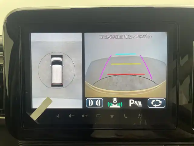 スズキ ワゴンＲ スマイル HYBRID S リミテッド 三重県 2024(令6)年 0.1万km未満 アイボリーⅡ 禁煙車/純正９インチメモリナビ/・Bluetooth・フルセグ・CD/DVD・USB・AM/FM/CD/DVDスロット/両側パワースライドドア/全方位カメラ/デュアルカメラブレーキアシスト/衝突軽減ブレーキ/レーンキープアシスト/AUTOライト/オートマチックハイビーム/LEDヘッドライト/シートヒーター/コーナーセンサー/スマートキー/プッシュスタート/スペアキー/ステアリングスイッチ/カラーコードE84/・シフォンアイボリーメタリック ソフトベージュ2トーンルーフ