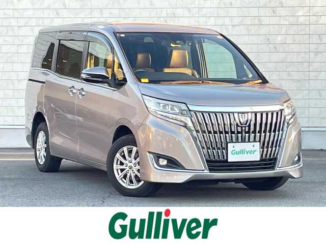 トヨタ エスクァイア Gi プレミアムパッケージ 群馬県 2018(平30)年 5万km アバンギャルドブロンズメタリック トヨタセーフティセンス/・プリクラッシュセーフティ/・オートマチックハイビーム/・レーンディパーチャーアラート/純正8インチSDナビ/　　Bluetooth/フルセグ/    FM/AM/SD/SDREC/    CD/DVD/USB/AUX/バックカメラ/クルーズコントロール/両側パワースライドドア/4WD/ブラウンハーフレザーシート/前席シートヒーター /ステアリングヒーター/ドライブレコーダー/純正15AW付夏タイヤ積込/純正フロアマット/ビルドインETC2.0