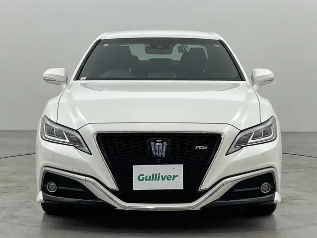トヨタ クラウン ハイブリッド RS リミテッド 福岡県 2020(令2)年 7.3万km ホワイトパールクリスタルシャイン 純正ナビ　/フルセグTV　/全方位カメラ　/ビルトインＥＴＣ２．０　/前後ドラレコ　/レーダークルコン　/コーナーセンサー　/衝突被害軽減ブレーキ　/レーンキープ　/ＰＫＳＢ　/ＢＳＭ　/HUD　/パーキングアシスト　/ＭＴモード付き　/ハーフレザーシート　/パワーシート　/シートヒーター　/ステアリングリモコン　/ステアリングヒーター　/純正１８インチアルミホイール
