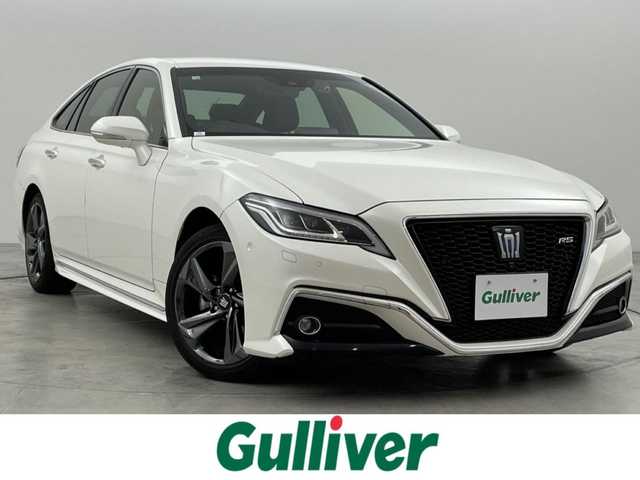 トヨタ クラウン ハイブリッド RS リミテッド 福岡県 2020(令2)年 7.3万km ホワイトパールクリスタルシャイン 純正ナビ　/フルセグTV　/全方位カメラ　/ビルトインＥＴＣ２．０　/前後ドラレコ　/レーダークルコン　/コーナーセンサー　/衝突被害軽減ブレーキ　/レーンキープ　/ＰＫＳＢ　/ＢＳＭ　/HUD　/パーキングアシスト　/ＭＴモード付き　/ハーフレザーシート　/パワーシート　/シートヒーター　/ステアリングリモコン　/ステアリングヒーター　/純正１８インチアルミホイール