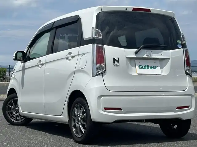 ホンダ Ｎ ＷＧＮ G 島根県 2019(令1)年 2.1万km プラチナホワイトパール 登録時走行距離20825km/社外SDナビ（AM・FM・DVD）/ワンセグTV/アイドリングストップ/14インチ社外AW/チルトステアリング/エマージェンシーストップシグナル/SRSエアバック（運転席・助手席）/VSA/・アンチロックブレーキシステム/・トラクションコントロールシステム/・横滑り防止装置/ドアバイザー/プッシュスタート/スマートキー/スペアキー×１/パワーウィンドウ/パワーステアリング/純正フロアマット