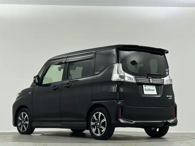 スズキ ソリオ バンディット HV MV 埼玉県 2018(平30)年 2.4万km スーパーブラックパール 純正ナビ　Ｂｌｕｅｔｏｏｔｈ　フルセグＴＶ　両側パワースライドドア　シートヒーター　レーダークルーズコントロール　衝突軽減ブレーキ　ドライブレコーダー　パドルシフト　コーナーセンサー　ＥＴＣ