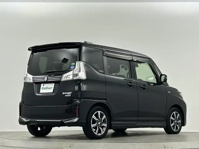 スズキ ソリオ バンディット HV MV 埼玉県 2018(平30)年 2.4万km スーパーブラックパール 純正ナビ　Ｂｌｕｅｔｏｏｔｈ　フルセグＴＶ　両側パワースライドドア　シートヒーター　レーダークルーズコントロール　衝突軽減ブレーキ　ドライブレコーダー　パドルシフト　コーナーセンサー　ＥＴＣ