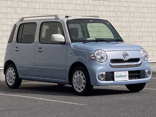 ダイハツ ミラ ココア プラスX 茨城県 2014(平26)年 5.8万km パールホワイトⅢ/ミストブルーマイカメタリック 2トーン 純正メモリナビ【NMZP-W64D】/(地デジTV・CD・DVD・BT・ラジオ再生)/HIDヘッドライト/純正14inスチールホイール/純正フロアマット/リモコンキー/スペアキー