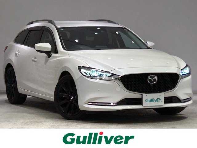 マツダ マツダ６ワゴン XD ブラックトーンエディション 宮城県 2021(令3)年 6.2万km スノーフレイクホワイトパールマイカ ルーフレール/マツダセーフティー/・レーンキープアシスト/・レーダークルーズコントロール/・ブラインドスポットモニター/・スマートブレーキサポート/・スマートシティブレーキサポート/・車間認知システム/・ドライバーアテンションアラート/純正ナビ/・Bluetooth/CD/DVD/フルセグ/社外ETC/360°ビューモニター/バック/サイド/フロント/全方位/USB/AUX/革巻きステアリング/・ステアリングスイッチ/・パドルシフト/・ステアリングヒーター/赤革レザーシート/・シートメモリー/・パワーシート/アイドリングストップ/プッシュスタート/純正19インチアルミホイール/純正フロアマット/オートライト/オートマチックハイビーム/純正LEDヘッドライト/衝突軽減システム/横滑り防止装置/盗難防止装置