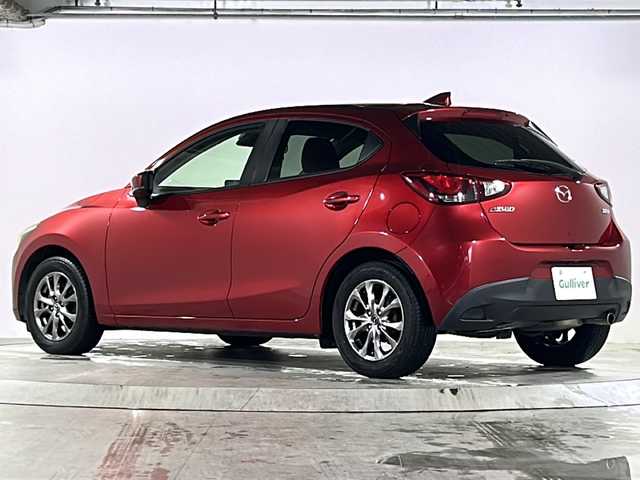 マツダ デミオ 13Sテーラードブラウン 広島県 2017(平29)年 3.7万km ソウルレッドプレミアムメタリック 禁煙車/スマートシティブレーキサポート/ヘッドアップディスプレイ/マツダコネクト/・フルセグ/CD/DVD/Bluetooth/ステアリングスイッチ/革巻きステアリング/オートライト/シートヒーター/トノカバー/社外15インチアルミホイール車載（スタッドレス）