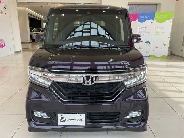 ホンダ Ｎ ＢＯＸ カスタム G L ホンダセンシング 埼玉県 2018(平30)年 3.9万km プレミアムベルベットパープル・パール ホンダセンシング/パナソニックナビ/　　CD/BT/ワンセグ/バックカメラ/USBポート/左パワースライドドア/レーダークルーズコントロール/レーンキープアシスト/LEDヘッドライト/純正14インチアルミホイール/ETC/スマートキー/禁煙車