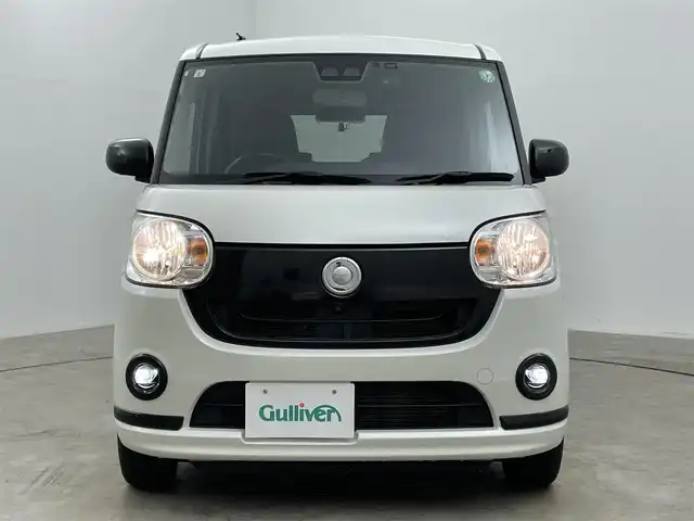 ダイハツ ムーヴ キャンバス X ブラックアクセント リミテッド SAⅢ 岡山県 2021(令3)年 3.5万km パールホワイトⅢ ケンウッド７インチナビ　/【Bluetooth/フルセグTV/CD/DVD】/型番:MDV-D505BTW/全方位カメラ　/両側パワースライドドア　/衝突軽減ブレーキ/ＬＥＤヘッドライト　/ＥＴＣ　/オートハイビーム　/プッシュスタート　/アイドリングストップ　/社外ドライブレコーダー(前後)　/純正フロアマット/オートライト/フォグランプ