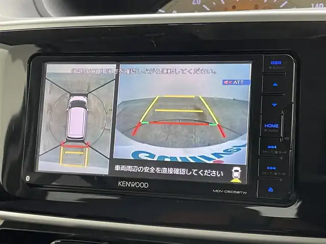 ダイハツ ムーヴ キャンバス X ブラックアクセント リミテッド SAⅢ 岡山県 2021(令3)年 3.5万km パールホワイトⅢ ケンウッド７インチナビ　/【Bluetooth/フルセグTV/CD/DVD】/型番:MDV-D505BTW/全方位カメラ　/両側パワースライドドア　/衝突軽減ブレーキ/ＬＥＤヘッドライト　/ＥＴＣ　/オートハイビーム　/プッシュスタート　/アイドリングストップ　/社外ドライブレコーダー(前後)　/純正フロアマット/オートライト/フォグランプ