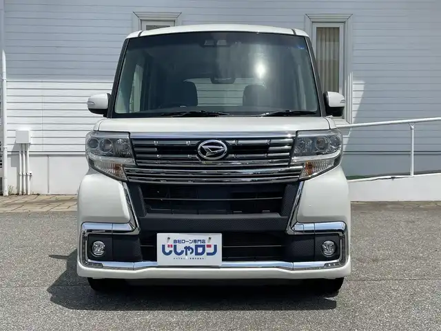 ダイハツ タント カスタム RS トップED SA Ⅲ 富山県 2017(平29)年 8.7万km パールホワイトⅢ (株)IDOMが運営する【じしゃロン富山店】の自社ローン専用車両になります。こちらは現金またはオートローンご利用時の価格です。自社ローンご希望の方は別途その旨お申し付け下さい/社外ナビ/ETC/両側パワースライドドア/運転席シートヒーター/プッシュスタート