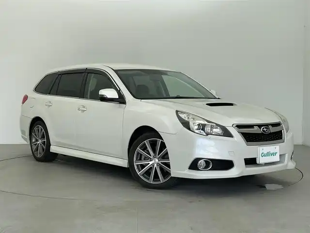 スバル レガシィ ツーリングワゴン 2．0GT DIT 富山県 2012(平24)年 6.2万km サテンホワイトパール 4WD/社外ナビ（CD DVD bluetooth）/フルセグTV/バックカメラ/ETC/ハーフレザー調シート/前席パワーシート/クルーズコントロール/スマートキー＋プッシュスタート/HIDヘッドライト/フォグ/パドルシフト/スペアキー