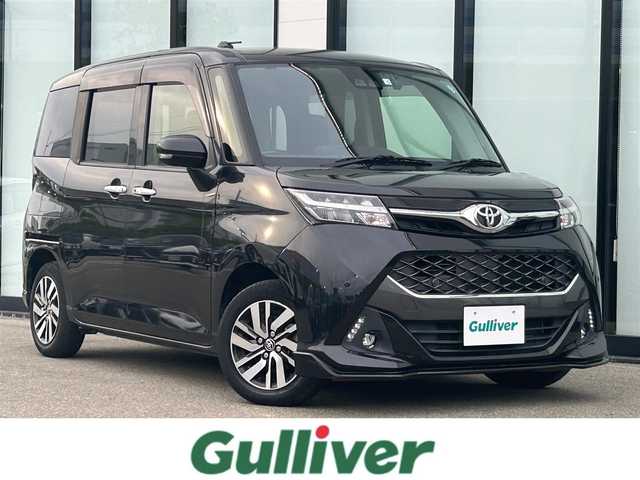 トヨタ タンク カスタムG 大阪府 2020(令2)年 3.2万km ブラックマイカメタリック 純正ナビ/   フルセグTV/CD/DVD/Bluetooth/バックモニター/衝突軽減ブレーキ/横滑り防止装置/両側パワースライドドア/クルーズコントロール/アイドリングストップ/ドライブレコーダー/オートマチックハイビーム/コーナーセンサー/純正14インチアルミホイール/純正フロアマット/プッシュスタート/スマートキー/ＥＴＣ/ＬＥＤライト