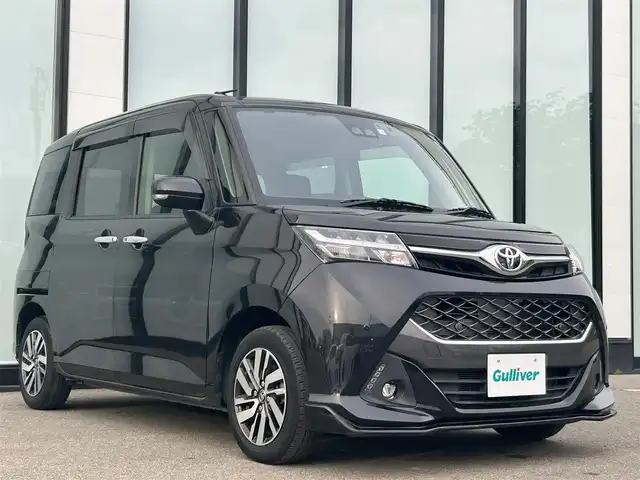 トヨタ タンク カスタムG 大阪府 2020(令2)年 3.2万km ブラックマイカメタリック 純正ナビ/   フルセグTV/CD/DVD/Bluetooth/バックモニター/衝突軽減ブレーキ/横滑り防止装置/両側パワースライドドア/クルーズコントロール/アイドリングストップ/ドライブレコーダー/オートマチックハイビーム/コーナーセンサー/純正14インチアルミホイール/純正フロアマット/プッシュスタート/スマートキー/ＥＴＣ/ＬＥＤライト