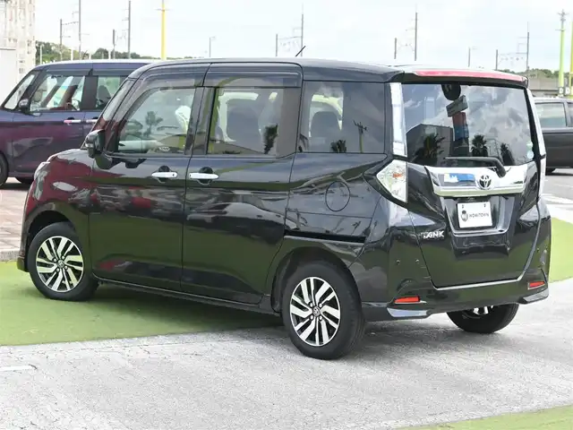 トヨタ タンク カスタムG 千葉県 2020(令2)年 3.2万km ブラックマイカメタリック スマートアシストIII/エコアイドル/両側パワースライドドア/純正SDナビ/地デジTV/【DVD/CD再生機能　Bluetooth接続】/バックカメラ/ドライブレコーダー/革巻きステアリング/社外コンソールボックス/ETC/LEDヘッドライト/フォグライト/ウインカーミラー/コーナーセンサー/純正14インチアルミホイル/キーフリーシステム
