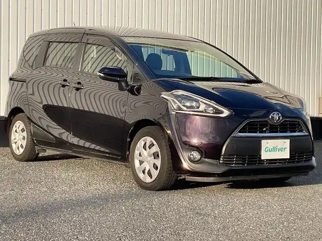 トヨタ シエンタ G クエロ 千葉県 2018(平30)年 1.3万km クールボルドーガラスフレーク 純正7インチナビ/(Bluetooth/TV/CD/DVD/FM/AM）/バックカメラ/トヨタセーフティーセンス/コーナーセンサー/純正フロアマット/衝突被害軽減システム/車線逸脱警報/クルーズコントロール/ハーフレザーシート/両側パワースライドドア/横滑り防止装置/ETC2.0/ドライブレコーダー/アイドリングストップ/LEDヘッドライト/フォグランプ/オートライト/ウィンカーミラー/電動格納ミラー/純正15インチAW/プッシュスタート/スマートキー/ドアバイザー