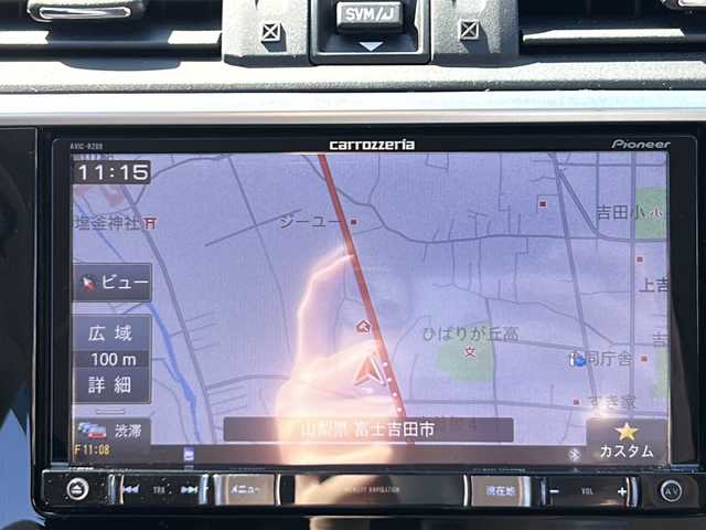 スバル レヴォーグ 1．6GT－S アイサイト 山梨県 2015(平27)年 3.2万km ラピスブルーP アイサイト/　・プリクラッシュブレーキ/　・車線逸脱警報機能/　・後退時ブレーキアシスト/　・全車速追従機能付クルーズコントロール/　・車線逸脱抑制機能/　・先行車発進お知らせ/　・AT誤発進抑制制御/　・AT誤後進抑制制御/純正ナビ/　(CD/DVD/USB/SD/iPod/BT/フルセグ)/バックカメラ/サイドカメラ/フロントカメラ/LEDオートライト/LEDフォグランプ/パワーシート/純正18インチアルミホイール/パドルシフト/スバルリヤビークルディテクション/THULEルーフキャリア/ヒルスタートアシスト/スマートキー/ビルトインETC