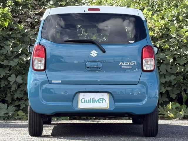 スズキ アルト ハイブリッドX 大分県 2022(令4)年 1.2万km ダスクブルーメタリック/ホワイト 純正メモリーナビ/アラウンドビューモニター/フルセグ/DVD/Bluetooth/ヘッドアップディスプレイ/デュアルカメラブレーキサポート/シートヒーター/純正LEDヘッドライト/オートライトコントロール/ビルトインETC/純正14インチアルミホイール/前後ドライブレコーダー/スマートキー/エンジンプッシュスタート
