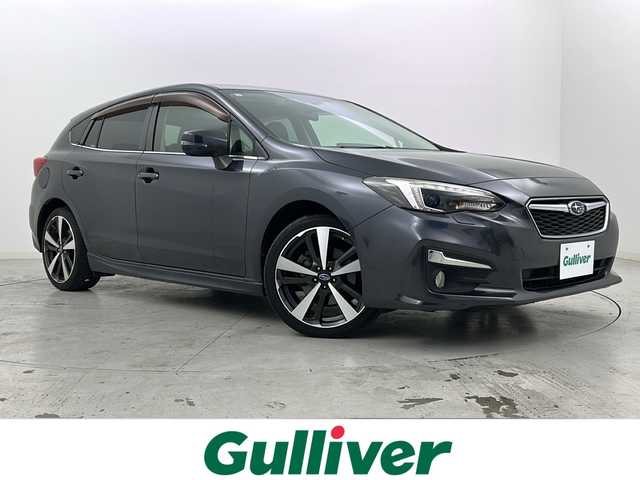 スバル インプレッサ スポーツ 2．0i－S アイサイト 宮城県 2017(平29)年 7.6万km ダークグレーメタリック 禁煙車/アイサイト/・衝突軽減ブレーキ/・レーンキープアシスト/・アダプティブクルーズコントロール/・ステアリング・レスポンシブ・ヘッドランプ/・後退時ブレーキアシスト/純正8インチナビ/・CD.DVD.SD.BT/フルセグTV/バックカメラ/SIドライブモード/アイドリングストップ/横滑り防止装置/LEDヘッドライト/フォグランプ/電動パーキングブレーキ/オートホールド機能/プッシュスタート/スマートキー2個/パドルシフト/ステアリングスイッチ/純正18インチアルミホイール/純正フロアマット