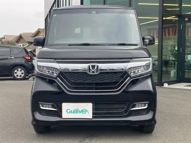 ホンダ Ｎ ＢＯＸ カスタム G L ホンダセンシング 福岡県 2018(平30)年 7.6万km クリスタルブラックパール ・純正ナビ/フルセグTV/（CD/DVD/BT再生可能）/・バックカメラ/・左側電動スライドドア/・リアコーナーセンサー/・ホンダセンシング/レーダークルーズコントロール/衝突軽減ブレーキ/レーンキープアシスト/・純正14インチAW/155/65/R14/・スマートキー/・プッシュスタート/・ドライブレコーダー/・ETC