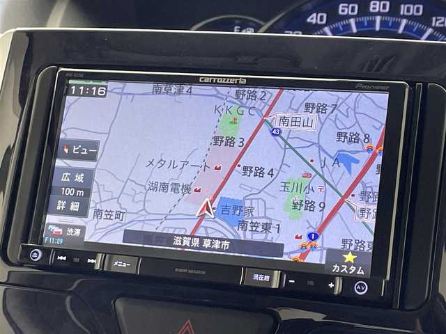 ダイハツ タント カスタム RS トップED SA Ⅲ 滋賀県 2018(平30)年 6万km ナイトシャドーパープルクリスタルM 禁煙車/社外ナビ（CD/DVD）/バックカメラ/ＥＴＣ/ドライブレコーダー/両側パワースライドドア/シートヒーター/ハーフレザーシート/ＬＥＤヘッドライト/スマートアシスト３/・衝突回避支援ブレーキ機能/・衝突警報機能/・車線逸脱警報機能/・誤発進抑制制御機能/・先行車発進お知らせ機能/・オートハイビーム/コーナーセンサー/ステアリングスイッチ/スマートキー