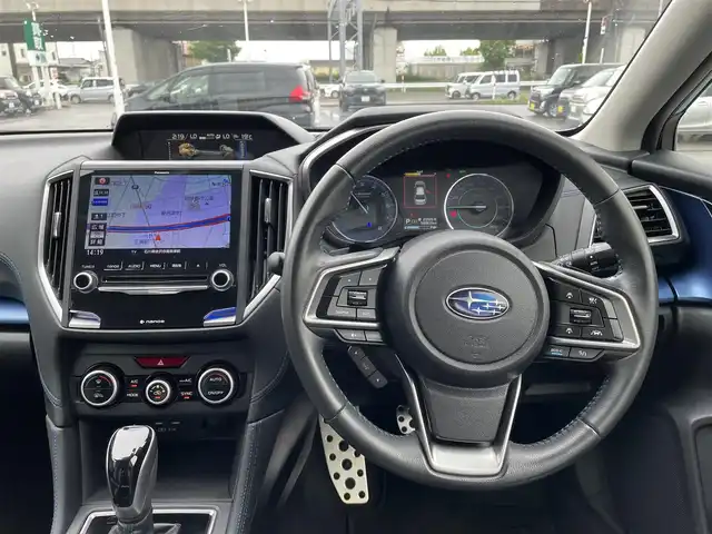 スバル ＸＶ ハイブリッド アドバンス 石川県 2019(平31)年 5.9万km ラグーンブルーP 4WD/メーカー純正ナビ/フルセグTV/バック&サイドカメラ/LEDヘッドライト/ETC/革シート/シートヒーター/レーダークルーズ/アイサイト/純正アルミホイール/スマートキー/プッシュスタート/電動ミラー/ドライブレコーダー/保証書
