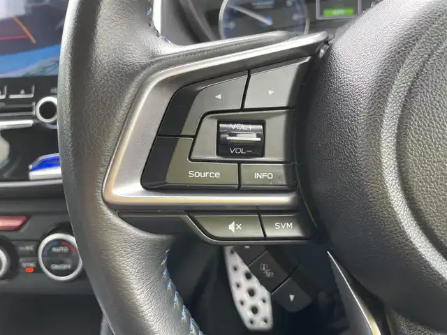 スバル ＸＶ ハイブリッド アドバンス 石川県 2019(平31)年 5.9万km ラグーンブルーP 4WD/メーカー純正ナビ/フルセグTV/バック&サイドカメラ/LEDヘッドライト/ETC/革シート/シートヒーター/レーダークルーズ/アイサイト/純正アルミホイール/スマートキー/プッシュスタート/電動ミラー/ドライブレコーダー/保証書