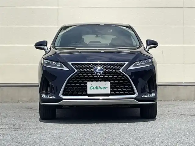 レクサス ＲＸ 450h バージョンL 茨城県 2020(令2)年 7.9万km ディープブルーマイカ 純正メーカーナビ/パノラミックビューカメラ/リヤシートエンターテインメントシステム/BSM/三眼LED/ヘッドアップディスプレイ/レクサスセーフティセンス/レーダークルーズコントロール/パワーメモリー本革シート/シートヒーター/シートベンチレーション/パワーバックドア/ステアリングヒーター/オートハイビーム/オートワイパー/純正フロアマット/ドライブレコーダー/ETC/電子式パーキング/オートホールド