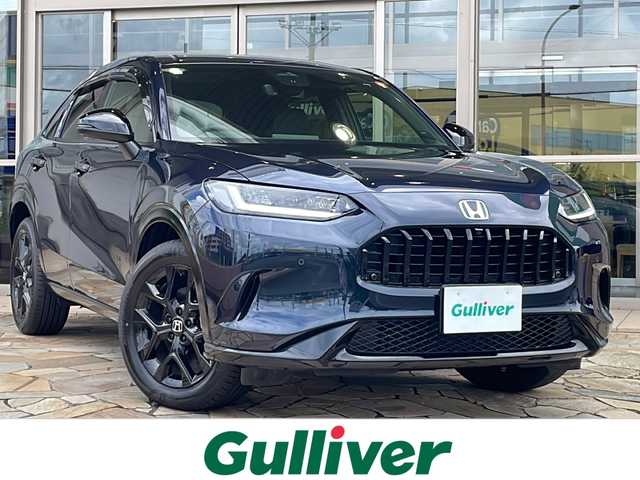 ホンダ ＺＲ－Ｖ ハイブリッド e:HEV Z ブラックスタイル 静岡県 2024(令6)年 0.1万km ミッドナイトブルービームM 純正ディスプレイオーディオ/・フルセグTV/・Bluetooth/・USB/・AM/・FM/主要装備/・BOSEプレミアムサウンド/・ホンダセンシング/・衝突軽減/・レーンキープ/・BSM/・コーナーセンサー/・アラウンドビューモニター/・追従クルコン/・ダウンヒルアシスト/・シートヒーターD/N席/・ハンドルヒーター/・置くだけ充電/・ETC2.0/・パワーバックドア/・LEDヘッドライト/・純正フロアマット