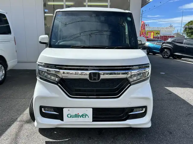 ホンダ Ｎ ＢＯＸ カスタム G L ターボ ホンダセンシング 愛知県 2019(平31)年 5.5万km プラチナホワイトパール ワンオーナー 禁煙車リモコンエンジンスターター/両側パワースライドドア/純正ナビ/フルセグテレビ/バックカメラ/クルコン/Bluetooth/純正アルミホイール/プッシュスタート/ビルトインETC/CMBS/LKAS/ハーフレザーシート/コーナーセンサー/パドルシフト/ドラレコ/オートライト/取説、保証書、スペアキー